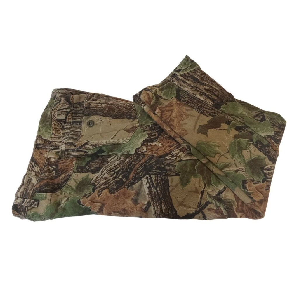 Cabelas Pants Mens Size 32 Camo Realtree Cargo Insulated Dupont Thermolite Plus - Picture 8 of 13